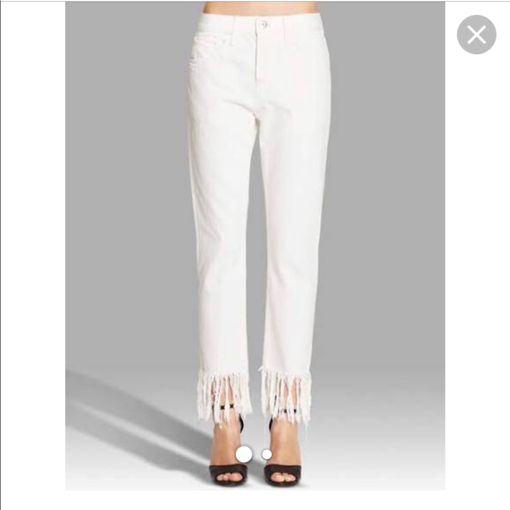 3x1 Fringe Hem Jeans